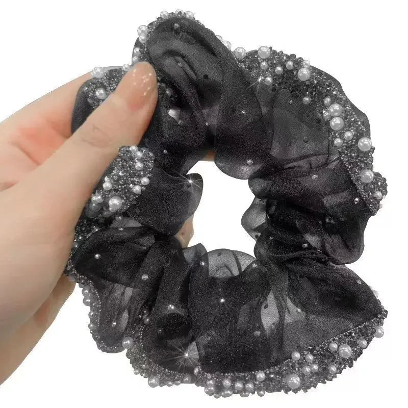 Wholesale Full diamond ball head temperament high-end hair ring